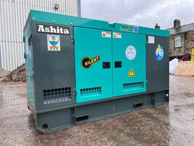 Ashita 50 KVA Silent Diesel Generator 3 Phase BRAND NEW - vehiclewise