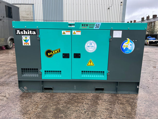 Ashita 50 KVA Silent Diesel Generator 3 Phase BRAND NEW - vehiclewise