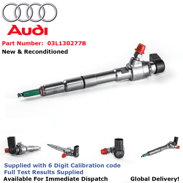 Audi / Volkswagen / Skoda 1.6 TDI Diesel Fuel Injector - 03L130277B